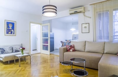 Rent of a bright two-room apartment in the city center, 53 m², Belgrade, Serbia