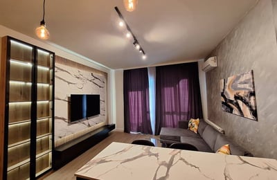 Miete einer absolut neuen, stilvollen Dreizimmerwohnung im Premium-Wohnkomplex BW Sole, 79 m², Belgrad, Serbien