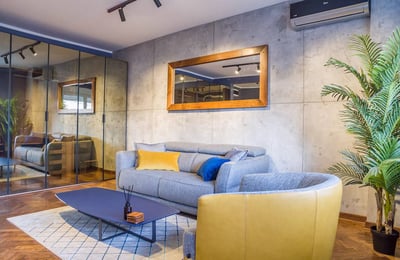 Аренда современной двухкомнатной квартиры рядом с парком Ташмайдан, 43 м², Белград, Сербия