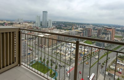 Rent of a bright four-room apartment in the premium BW Verde residential complex, 105 m², Belgrade, Serbia