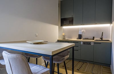 Аренда уютной двухкомнатной квартиры напротив крепости Калемегдан, 50 м², Белград, Сербия