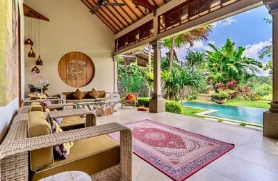 Rent of a spacious family villa with a pool, Penestanan, Ubud, Bali