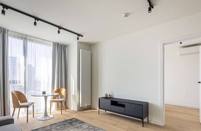 Miete einer stilvollen Zweizimmerwohnung, 41 m², Warschau, Mokotów, Polen