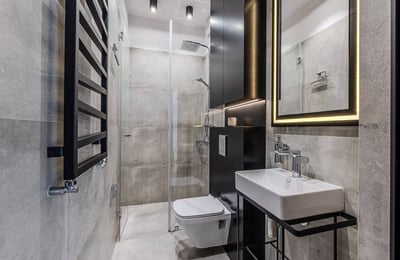 Rent of a stylish three-room apartment, 60 m², Warsaw, Saska Kępa, Poland