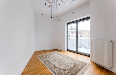 Rent of a stylish three-room apartment, 60 m², Warsaw, Saska Kępa, Poland