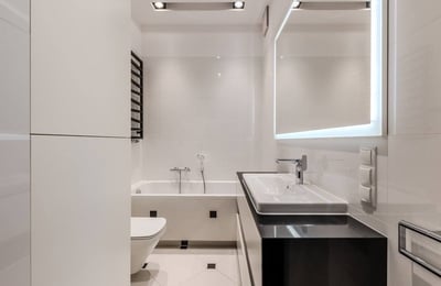 Rent of a stylish three-room apartment, 60 m², Warsaw, Saska Kępa, Poland