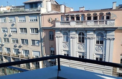 Rent of a bright two-level three-room apartment, 73 m², Belgrade, Serbia