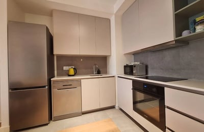 Rent of a two-room apartment in a premium residential complex, 56 m², Belgrade, Belgrade Waterfront, Serbia