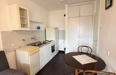 Rent of a bright one-room apartment in the city center on the Danube embankment, 43 m², Belgrade, Serbia