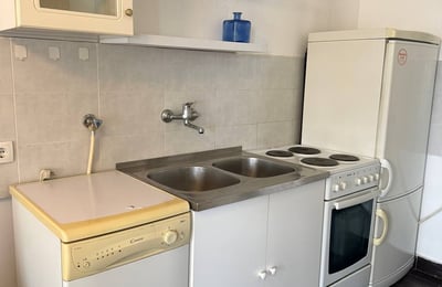 Rent of a bright one-room apartment in the city center on the Danube embankment, 43 m², Belgrade, Serbia