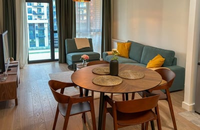 Rent of a two-room apartment in a premium residential complex, 53 m², Belgrade, Belgrade Waterfront, Serbia