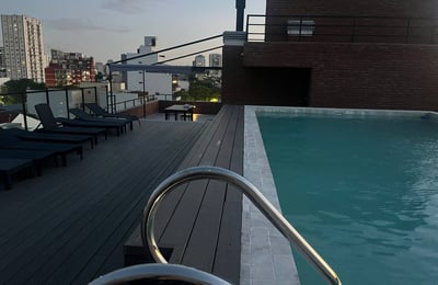 Rent of a cozy studio apartment in a new building, Buenos Aires, Argentina