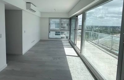 Rent of a new modern 3-room apartment with a lagoon view in Nordelta, Buenos Aires Province, Argentina