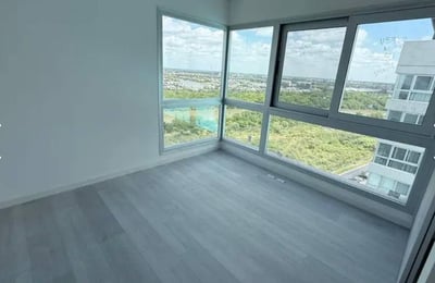 Rent of a new modern 3-room apartment with a lagoon view in Nordelta, Buenos Aires Province, Argentina