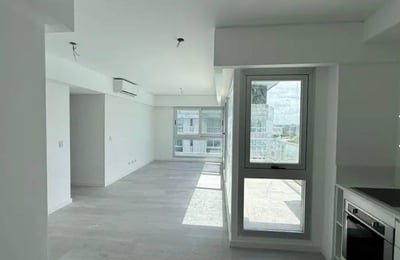 Rent of a new modern 3-room apartment with a lagoon view in Nordelta, Buenos Aires Province, Argentina