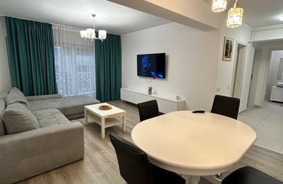 Rent of a furnished two-room apartment, 50 m², in a new building, Bucharest, Sector 3, Romania