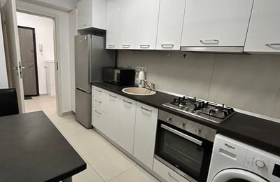 Rent of a furnished two-room apartment, 50 m², in a new building, Bucharest, Sector 3, Romania