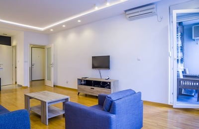 Rent of a two-room apartment, 62 m², in the modern A Block residential complex in New Belgrade, Belgrade, Serbia
