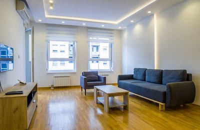 Rent of a two-room apartment, 62 m², in the modern A Block residential complex in New Belgrade, Belgrade, Serbia