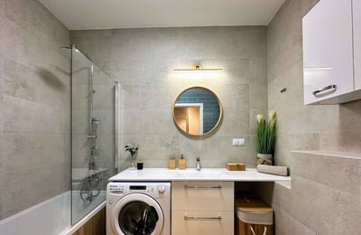 Miete einer modernen Dreizimmerwohnung mit 50 m² im Stadtteil Nadodrze, Breslau, Polen