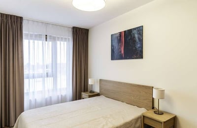 Location d’un appartement lumineux de deux pièces, 41 m², Sczepin, Wrocław, Pologne
