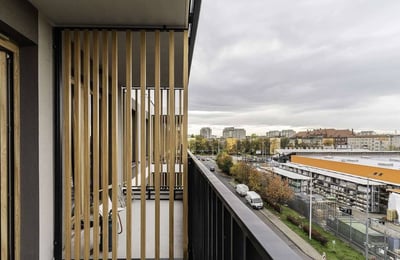 Location d’un appartement lumineux de deux pièces, 41 m², Sczepin, Wrocław, Pologne