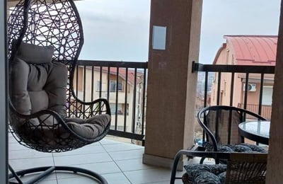 Rent of a two-room apartment with a cozy terrace, 55 m², Voždovac, Belgrade, Serbia