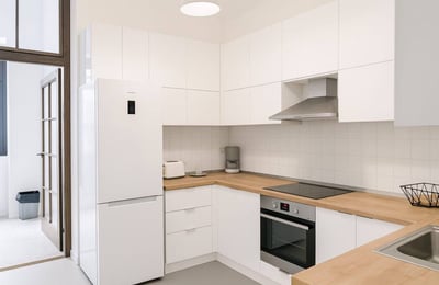 Miete einer geräumigen Dreizimmerwohnung mit 100 m² im Stadtzentrum, Belgrad, Serbien