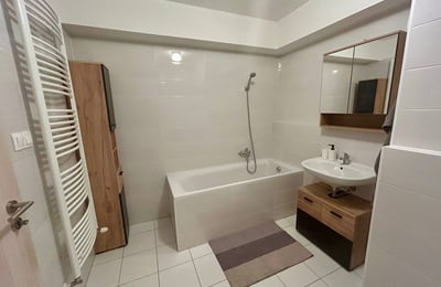 Rent of a modern apartment, 40 m², in Nové Mesto, Bratislava, Slovakia