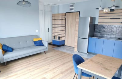 Rent of a modern two-room apartment, 42 m², Mokotów, Warsaw, Poland