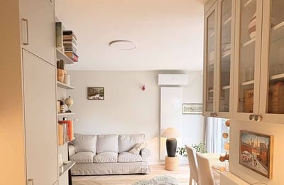 Аренда стильной двухкомнатной квартиры 43 м² с приватным садом, Варшава, Польша