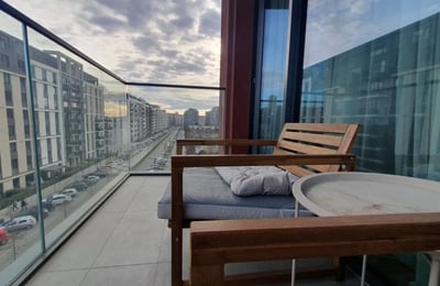 Rent of a two-room apartment, 55 m², in the premium residential complex BW King’s Park, Belgrade, Serbia