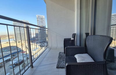 Rent of a studio apartment, 32 m², in the premium residential complex BW Aqua, Belgrade, Serbia