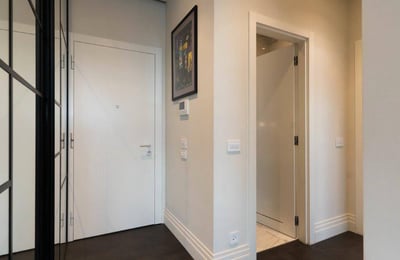 Miete einer luxuriösen Designer-Zweizimmerwohnung mit 61 m² im Premium-Wohnkomplex West 65, Belgrad, Serbien