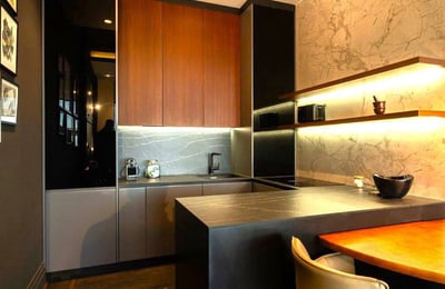 Miete einer luxuriösen Designer-Zweizimmerwohnung mit 61 m² im Premium-Wohnkomplex West 65, Belgrad, Serbien