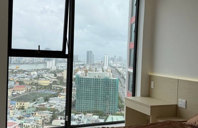 Alquiler de un apartamento de una habitación, piso 22, con vista a la ciudad, Da Nang, Vietnam