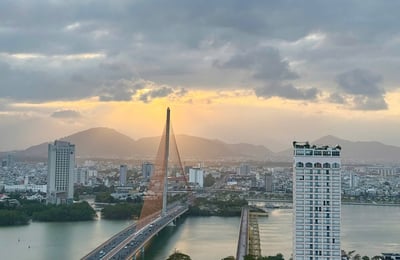 Alquiler de un apartamento de una habitación, piso 22, con vista a la ciudad, Da Nang, Vietnam