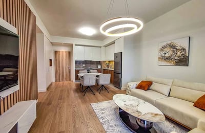 Rent of a stylish 3-room apartment, 80 m², BW Sole premium residential complex, Belgrade, Serbia