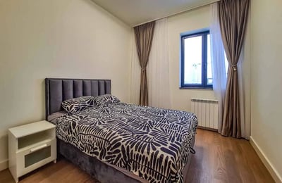 Rent of a stylish 3-room apartment, 80 m², BW Sole premium residential complex, Belgrade, Serbia