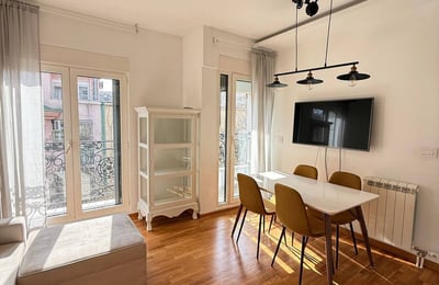 Rent of a bright 3-room apartment, 54 m², in a new building in the center of Belgrade, Serbia