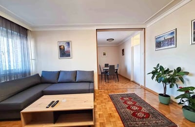 Rent of a cozy 3-room apartment, 75 m², near the waterfront in Zemun, Belgrade, Serbia