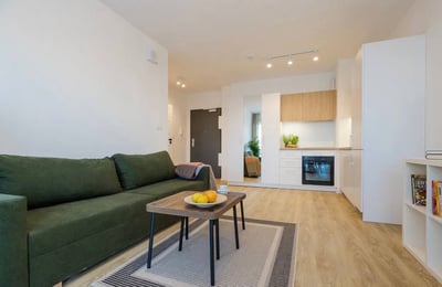 Location d’appartements lumineux de 2 pièces, 44 m², Podgórze, Cracovie, Pologne