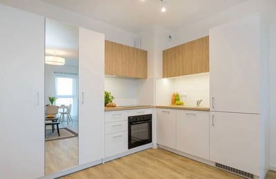 Location d’appartements lumineux de 2 pièces, 44 m², Podgórze, Cracovie, Pologne