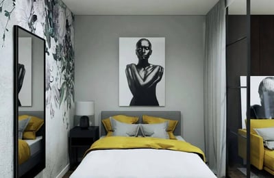 Miete einer hellen 2-Zimmer-Wohnung mit 32 m² in Prądnik Czerwony, Krakau, Polen