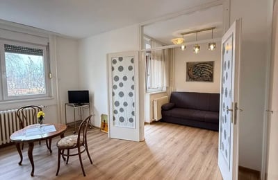 Rent of a bright 1-room apartment, 43 m², in the center of Belgrade, Serbia