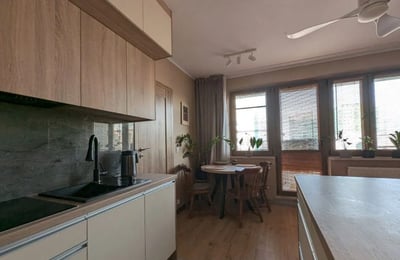 Miete einer unglaublich gemütlichen 2-Zimmer-Wohnung, Służew, Mokotów, Warschau, Polen