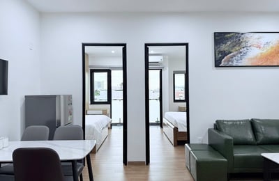 Alquiler de un luminoso apartamento amueblado con 2 dormitorios, My An, Da Nang, Vietnam