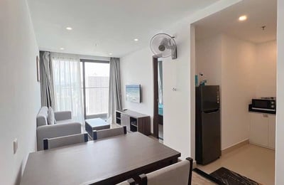 Rent of a comfortable, furnished 2-room apartment, 58 m², city center, Nha Trang, Vietnam