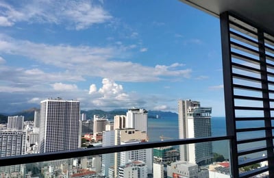 Rent of a comfortable, furnished 2-room apartment, 58 m², city center, Nha Trang, Vietnam