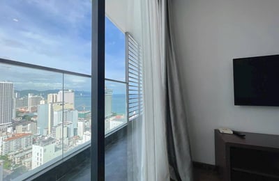 Rent of a comfortable, furnished 2-room apartment, 58 m², city center, Nha Trang, Vietnam